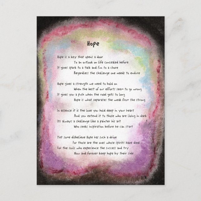 Hoppas Vykort (Framsida)