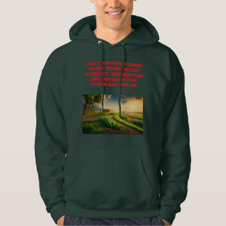 Hoppblommor i hållbarhet odlar framtiden hoodie