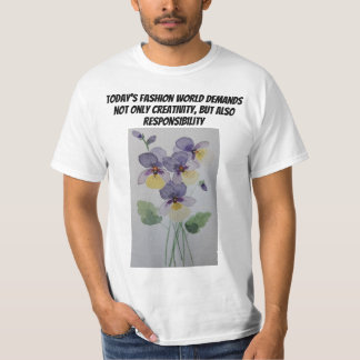 Hoppblommor i hållbarhet odlar framtiden t shirt