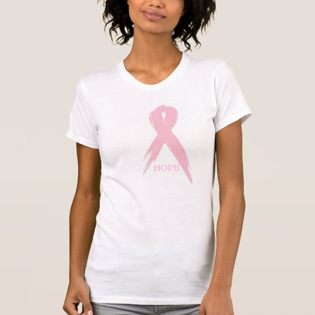 Hoppbröstcancerskjorta T-shirt (Framsida)