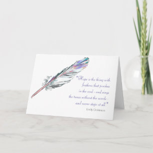 Hoppcitationsteckenkort Kort