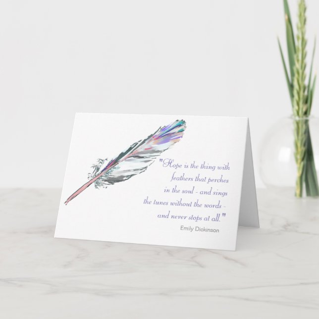 Hoppcitationsteckenkort Kort (Framsida)