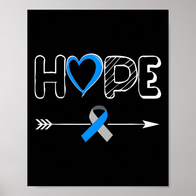 Hoppdiabetes typ 1 - diabetes typ 2 poster (Framsidan)