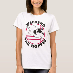 Hopper för pub för Papillon Agilityhelg T Shirt