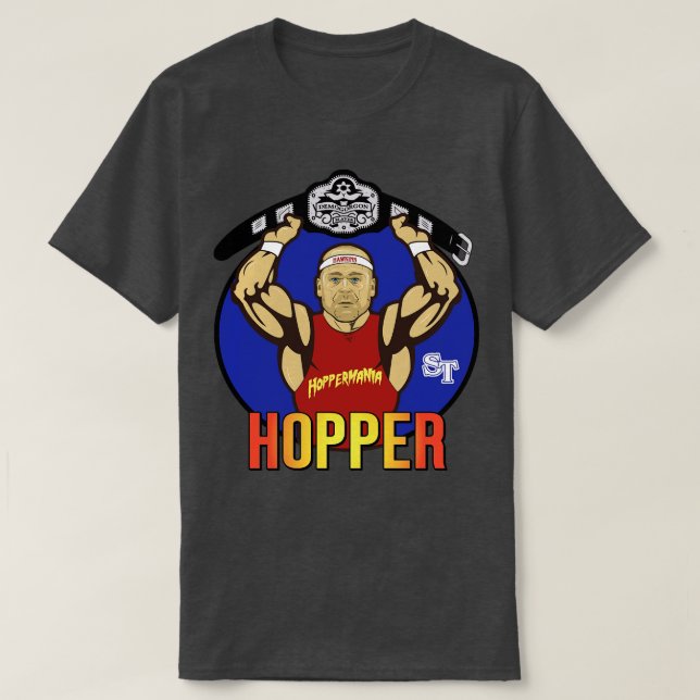 Hopper Mania T Shirt (Design framsida)