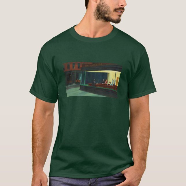 Hoppers Nighthawks T Shirt (Framsida)