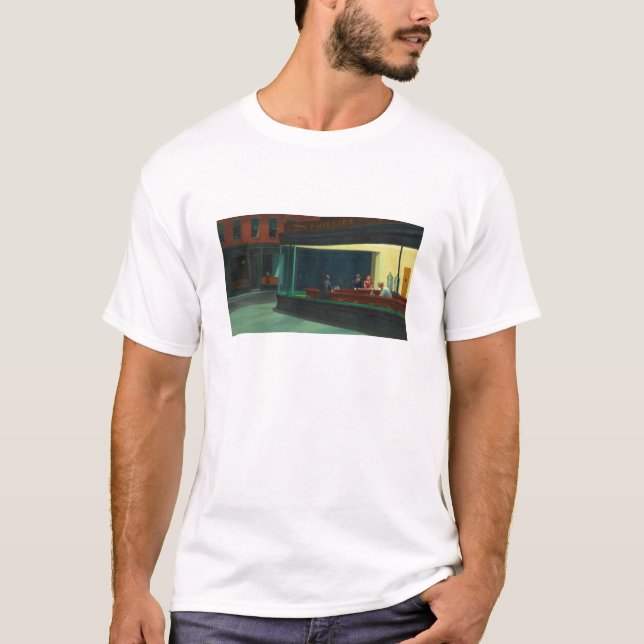 Hopper's Nighthawks T Shirt (Framsida)