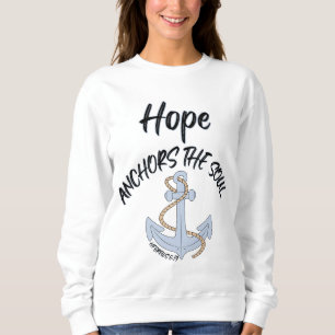 Hoppet Anchors the Soul Bible Quote Women's T Shirt