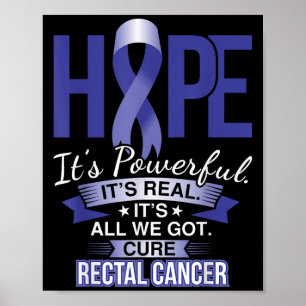 Hoppet är potent, rektal cancer t-T-cancer och can Poster