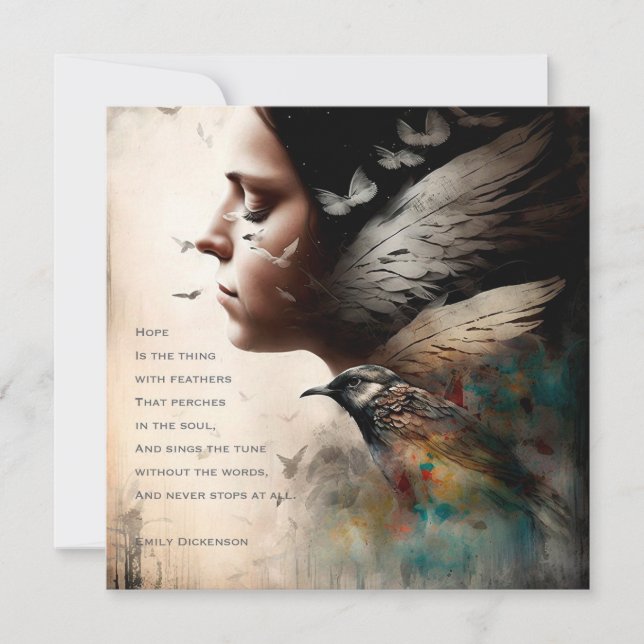 Hoppet är Sak med fjädrar (Framsida)