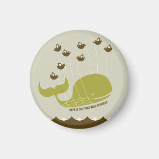 Hoppet är sak med fjädrar magnet