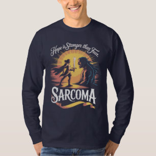 Hoppet är starkare än rädslans konstnärliga och kä t shirt