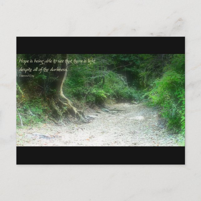 Hoppet är.. vykort (Framsida)