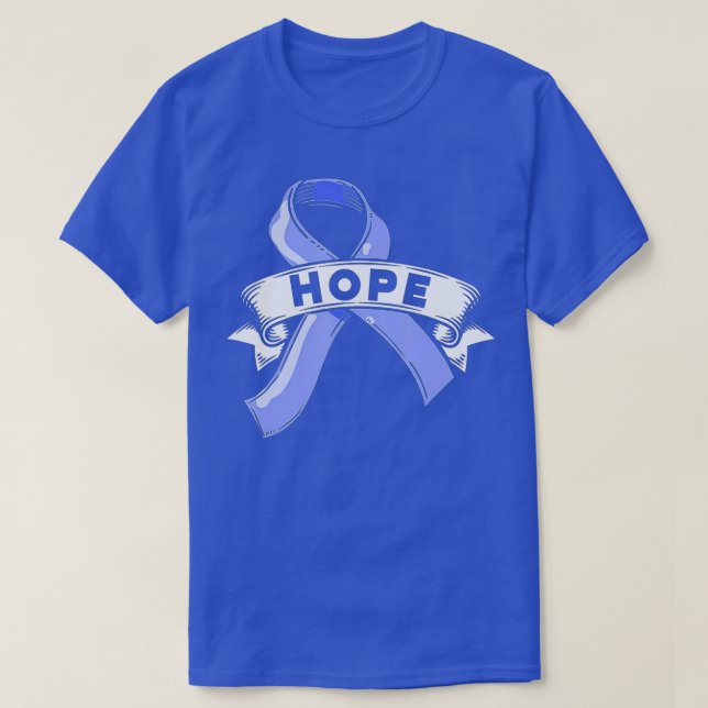 Hoppet Blue Ribbon Child Abuse Prevention Monwar A T Shirt (Design framsida)