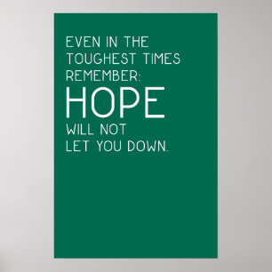 Hoppet citat poster