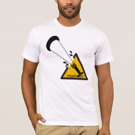 Hoppet. Drake som surfar humorskjortan Tee Shirt