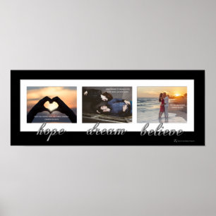 Hoppet, drömmen, tro att det nya Poster
