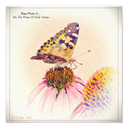 Hoppet Flyter in.. Inspirational Art-utskrift Fototryck