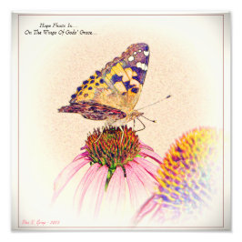 Hoppet Flyter in.. Inspirational Art-utskrift Fototryck