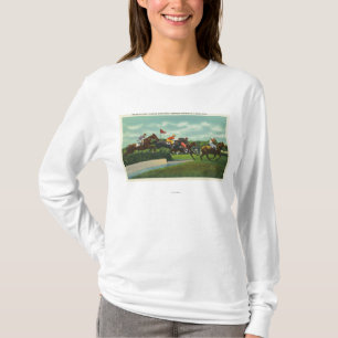 Hoppet för kyrktornjaktvatten på tävlingen spå t-shirt