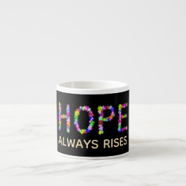 Hoppet försvinner aldrig | Stiger alltid – Inspire Espressomugg