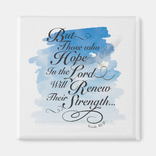 Hoppet i Herren - Isaiah 40 Magnet