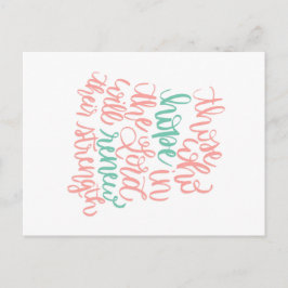 Hoppet i Lord Postcard Vykort