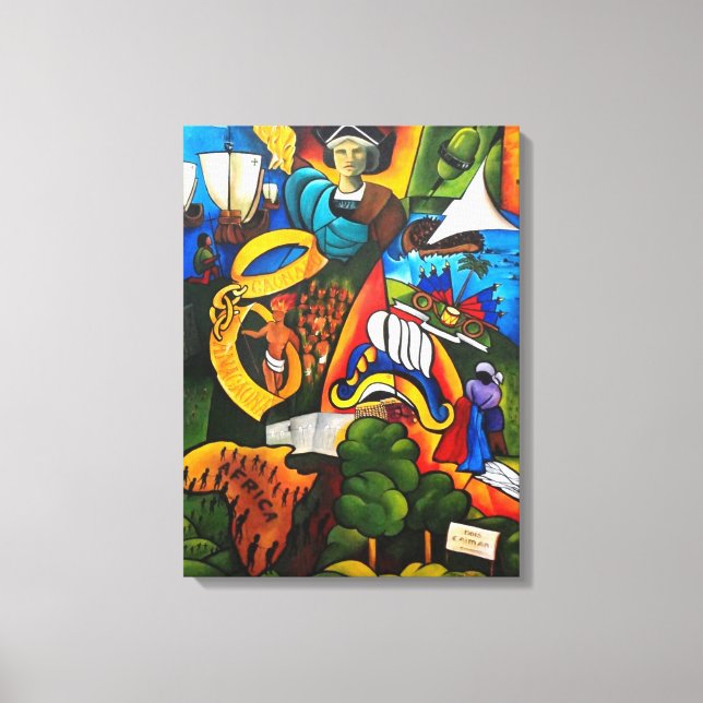 Hoppet i Soluppgången 2007 Canvastryck (Framsida)