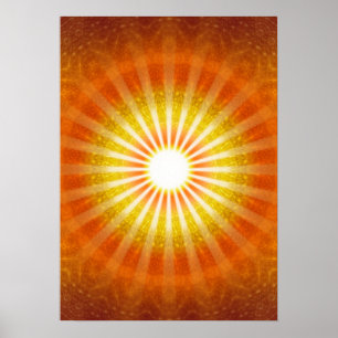 Hoppet, Lichtklyve, Strahlen, Sonne Poster