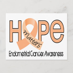 Hoppet matchar 2 Endometrialcancer Vykort