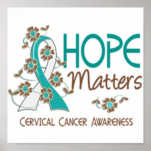 Hoppet matchar 3 cervixcancer poster