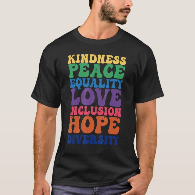 Hoppet om att uppnå jämställdhet i Kärlek i Groovy T Shirt (Framsida)