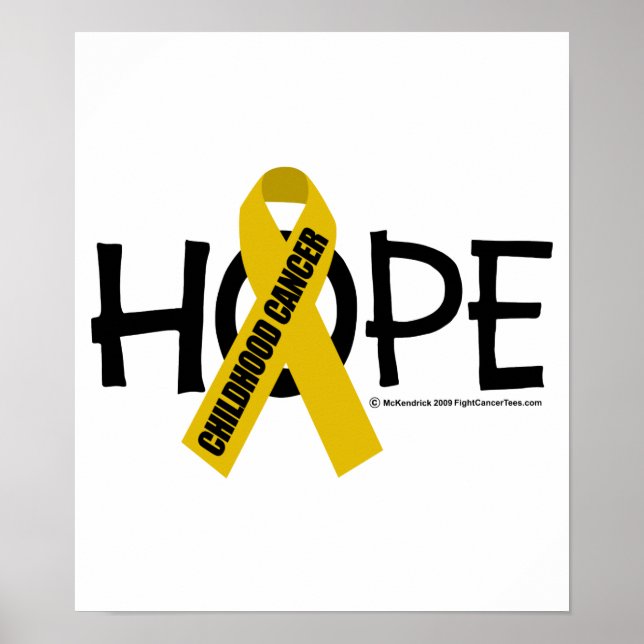 Hoppet om barncancer poster (Framsidan)