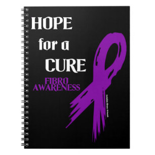 Hoppet om en Cure/Torn Ribbon...Fibro Anteckningsbok