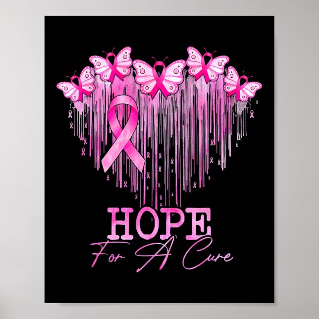 Hoppet om en renare Rosa-Medveten för bröstcancer  Poster (Framsidan)