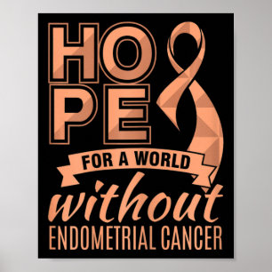 Hoppet om en värld utan cancer i hemmet poster