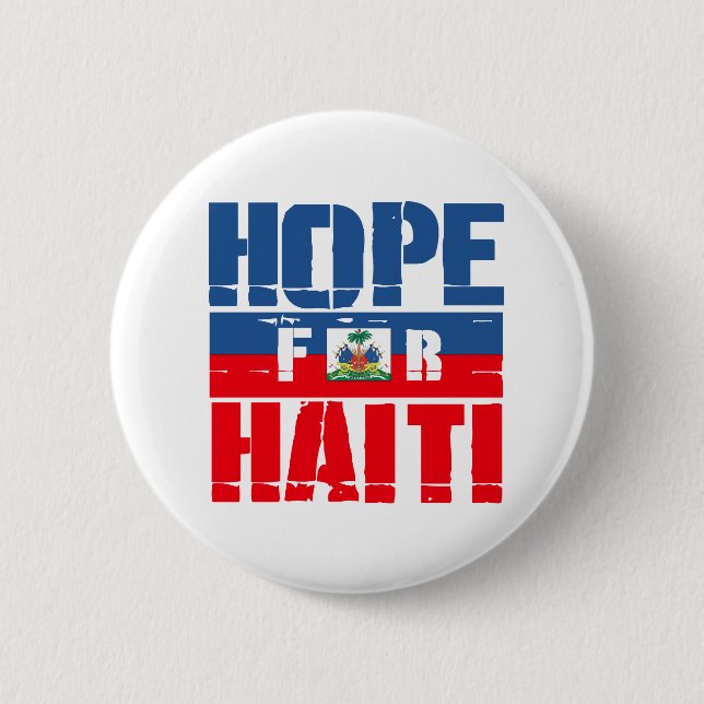 Hoppet om Haiti Knapp (Framsida)