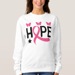 Hoppet Rosa Ribbon Fighter Survivor Breast Cancer  T Shirt