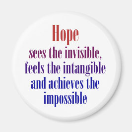 Hoppet ser osynligt magnet