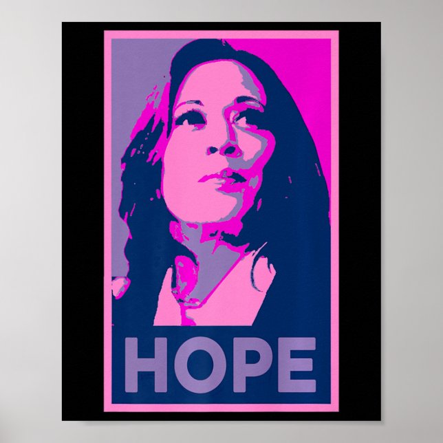 Hoppet Skapar Comeback Kamala Harris 47 Omröstning Poster (Framsidan)
