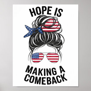 Hoppet Skapar en Kom Back Kamala Harris 2024 Elec Poster