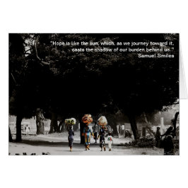 Hoppet som Sol Hälsningskort