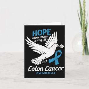 Hoppet tar aldrig en dag av koloncancer kort