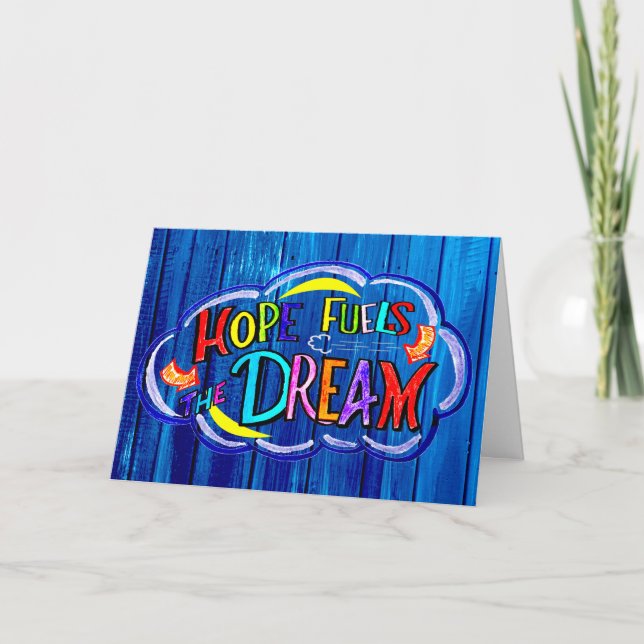 Hoppet underblåser DREAM Kort (Framsida)