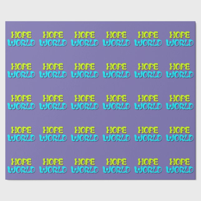 Hoppet World Wrapping Papprare Presentpapper (Seam)