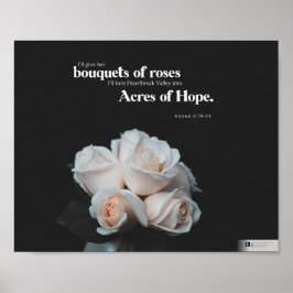 Hoppets Acres (Hosea 2:14-15) Poster