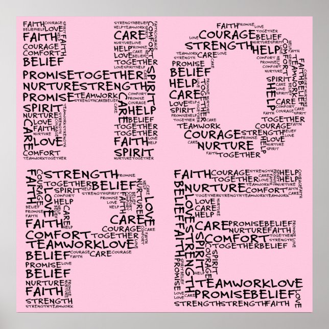 Hoppets anda (svart text) poster (Framsidan)