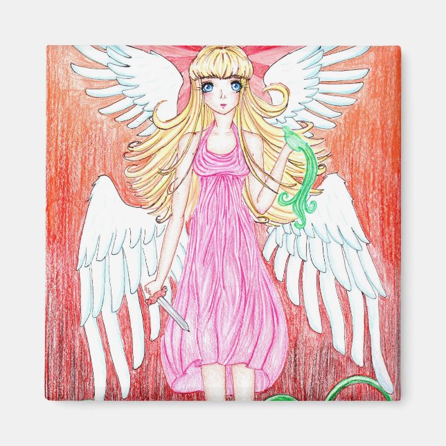 Hoppets ängel magnet (Framsidan)