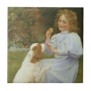 Hoppets behag av William Henry Gore Kakelplatta
