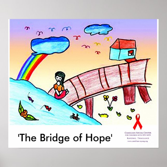 Hoppets bro ( hiv/AIDS Charity ) Poster (Framsidan)
